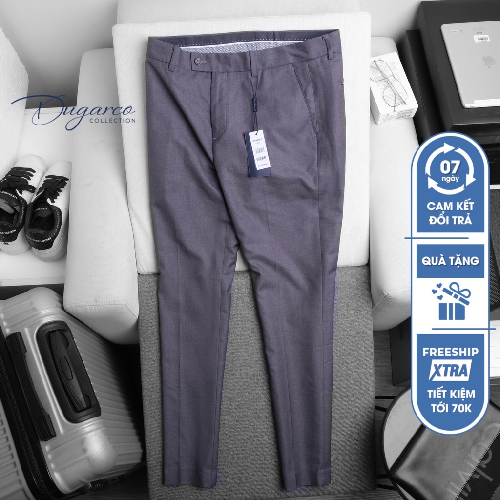 Quần âu nam DUGARCO dáng Regular fit suông nhẹ cao cấp thiết kế tôn dáng 92PM41077