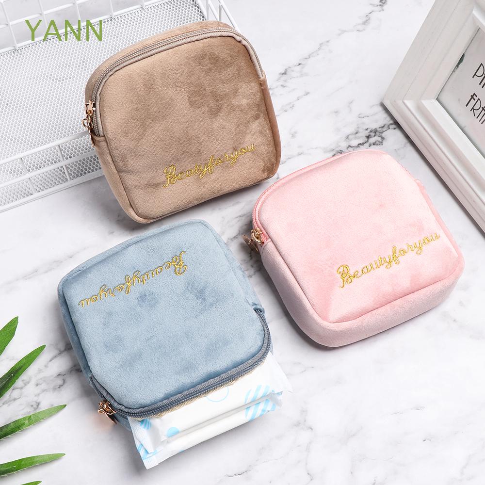 Túi vải khóa kéo đựng phụ kiện , tai nghe tiện lợi