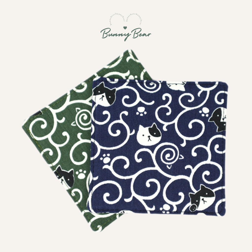 Lót ly vải in hình xinh xắn | Bunny Bear