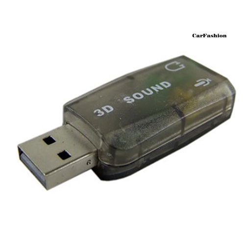 BKP* External USB 2.0 to 3D Virtual Audio Sound Card Adapter Converter 5.1 Channels