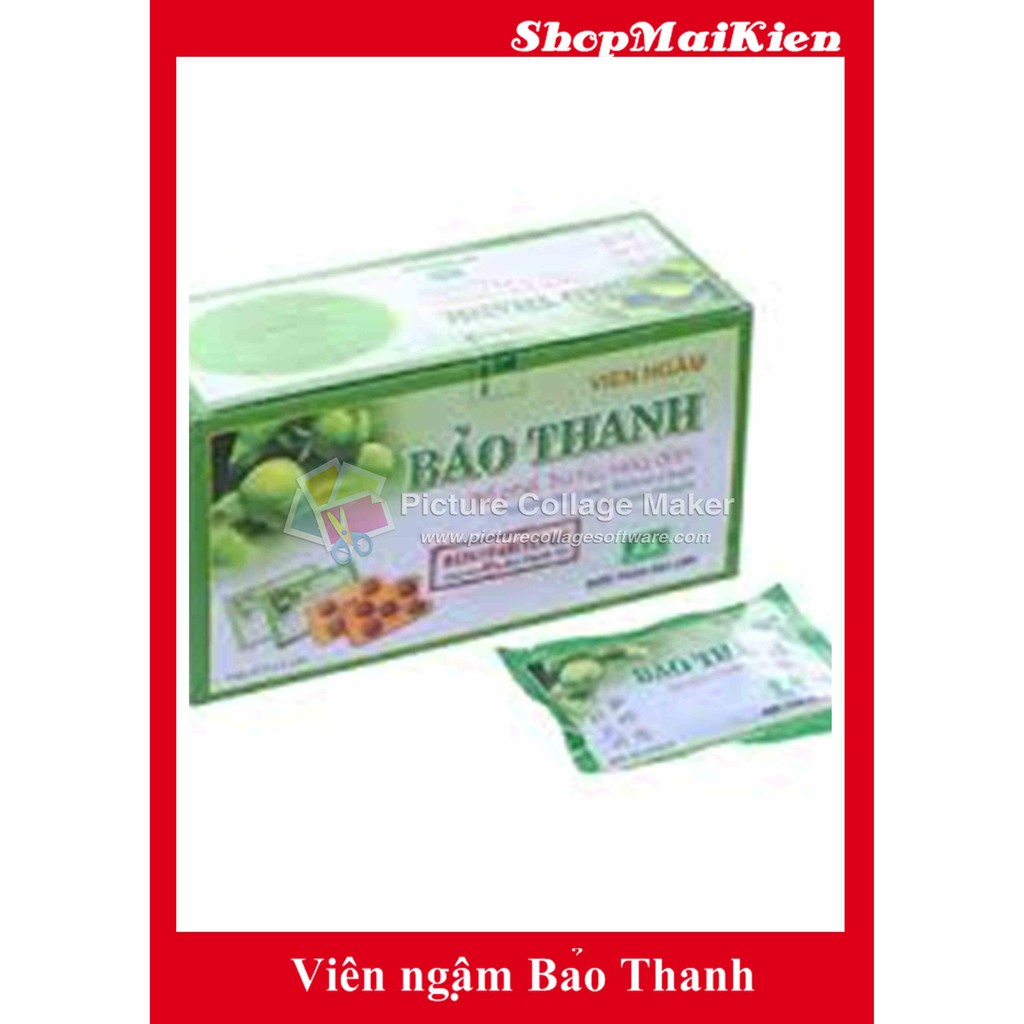 VIÊN NGẬM BẢO THANH( hộp 20 viên)