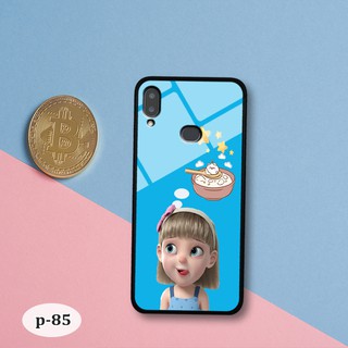 Ốp lưng kính 3D Samsung A10s-cute