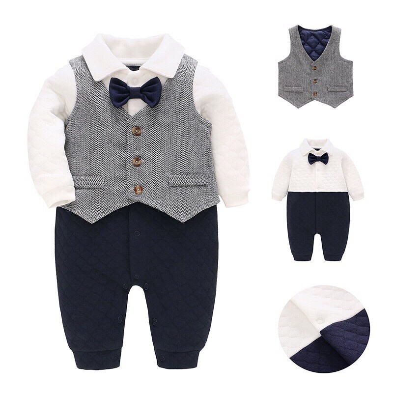 Body vest chần bông Vlinder sz 3-24m