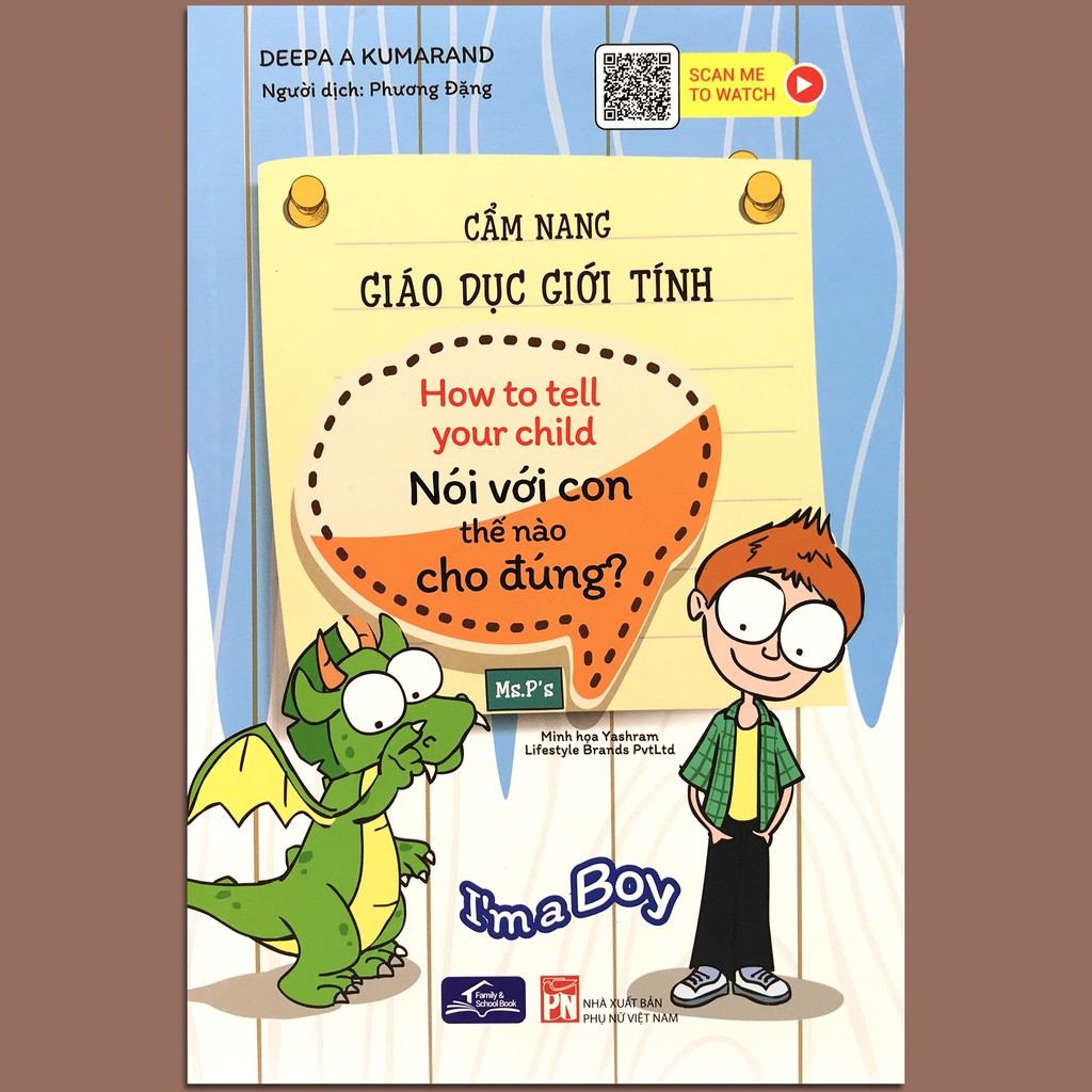 Sách - Cẩm Nang Giáo Dục Giới Tính - Nói Với Con Thế Nào Cho Đúng - I'm A Boy (6 - 15 tuổi) | BigBuy360 - bigbuy360.vn