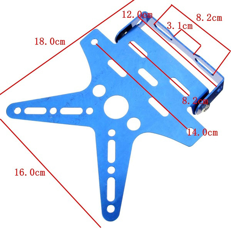 Giá Đỡ Biển Số Xe Máy Chất Liệu Hợp Kim Nhôm