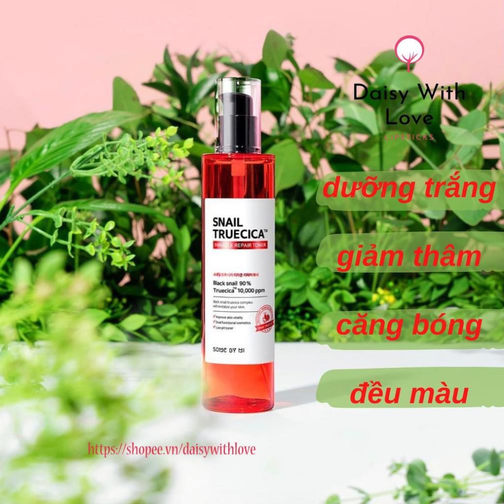 Nước Hoa Hồng Cân Bằng Da, Giúp Da Săn Chắc Chiết Xuất Ốc Sên Some By Mi Snail Truecica Miracle Repair Toner 135ml