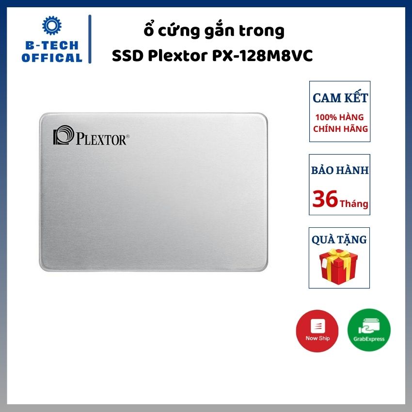 ổ cứng gắn trong SSD Plextor PX-128M8VC Series 128GB SATA3 6Gb/s 2.5 (Đọc 550MB/s, Ghi 520MB/s)