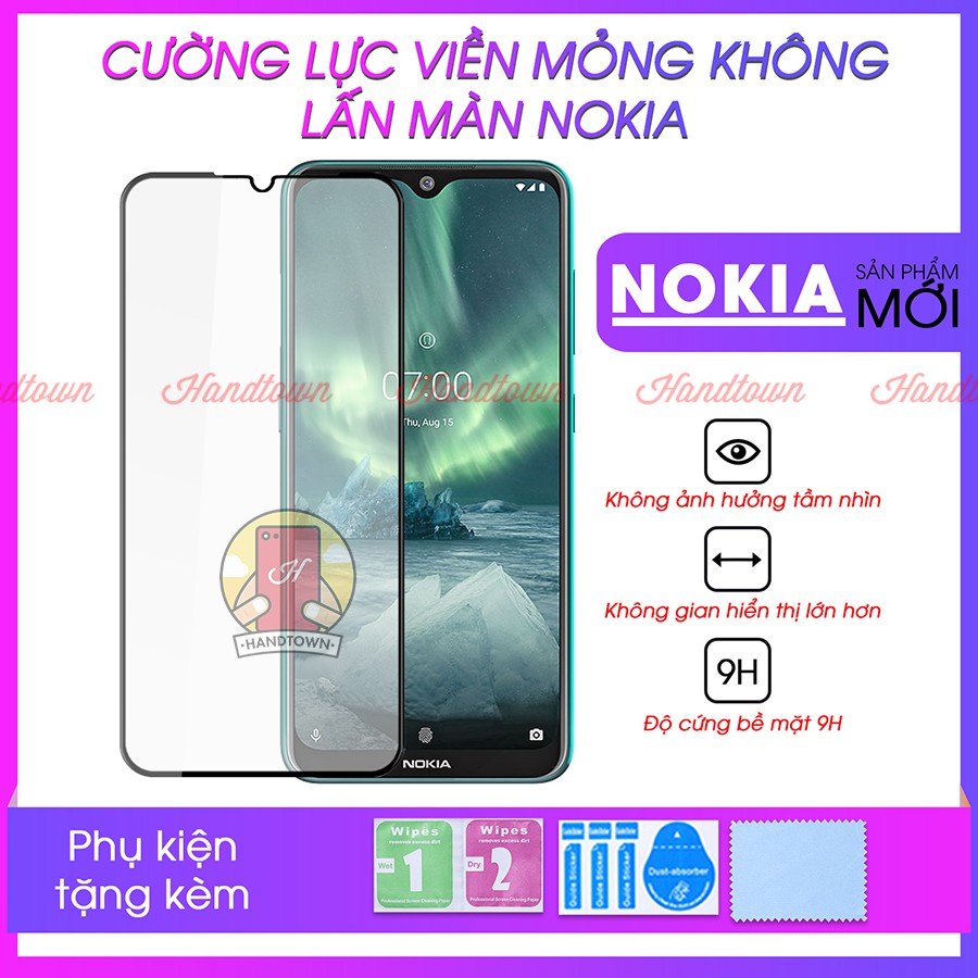 Cường Lực Viền Mỏng Không Lấn Màn Nokia 7.2 / 6.2