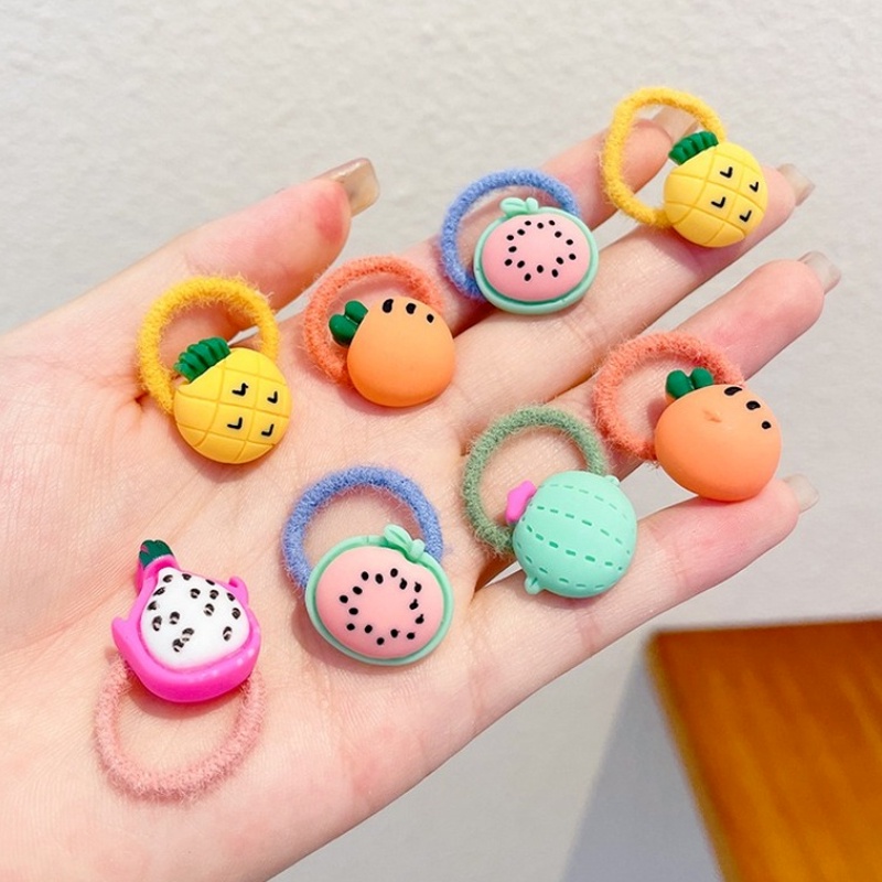 Set 10 Dây Buộc Tóc Dễ Thương Cho Bé Gái