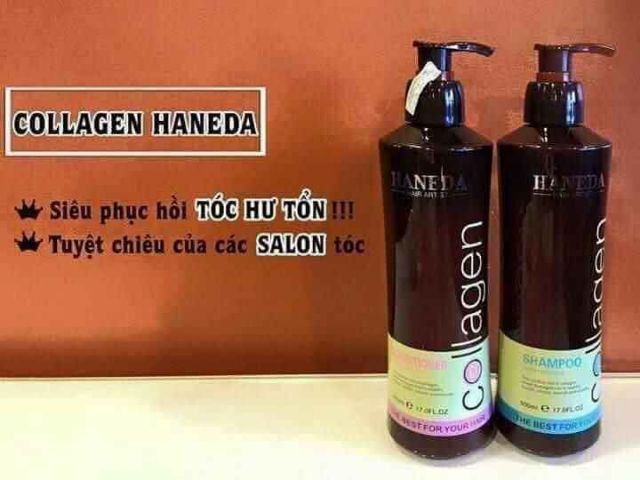 CẶP GỘI XẢ PHỤC HỒI TÓC HƯ TỔN HANEDA (500ml X 2)