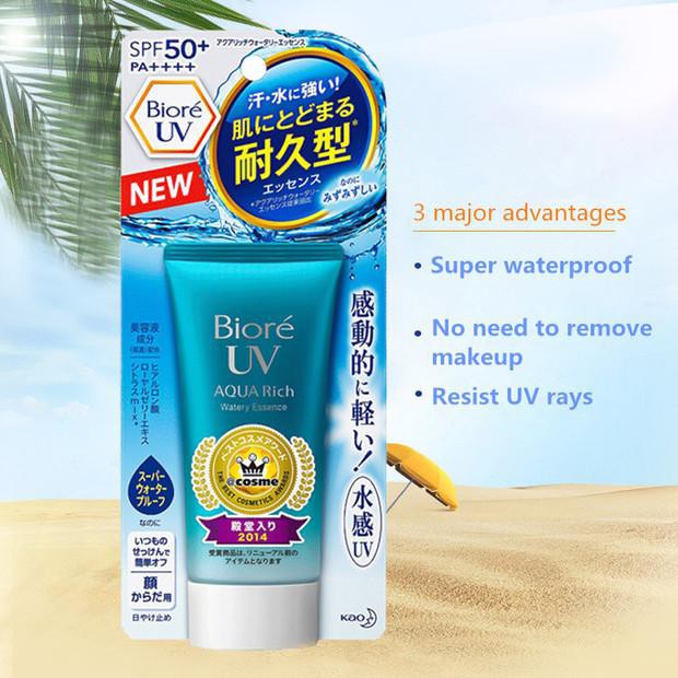 (Mẫu mới) (Nội Địa Nhật) Kem chống nắng Biore UV Aqua Rich Watery Essence/Gel SPF 50+/ PA++++ 50g/90ml