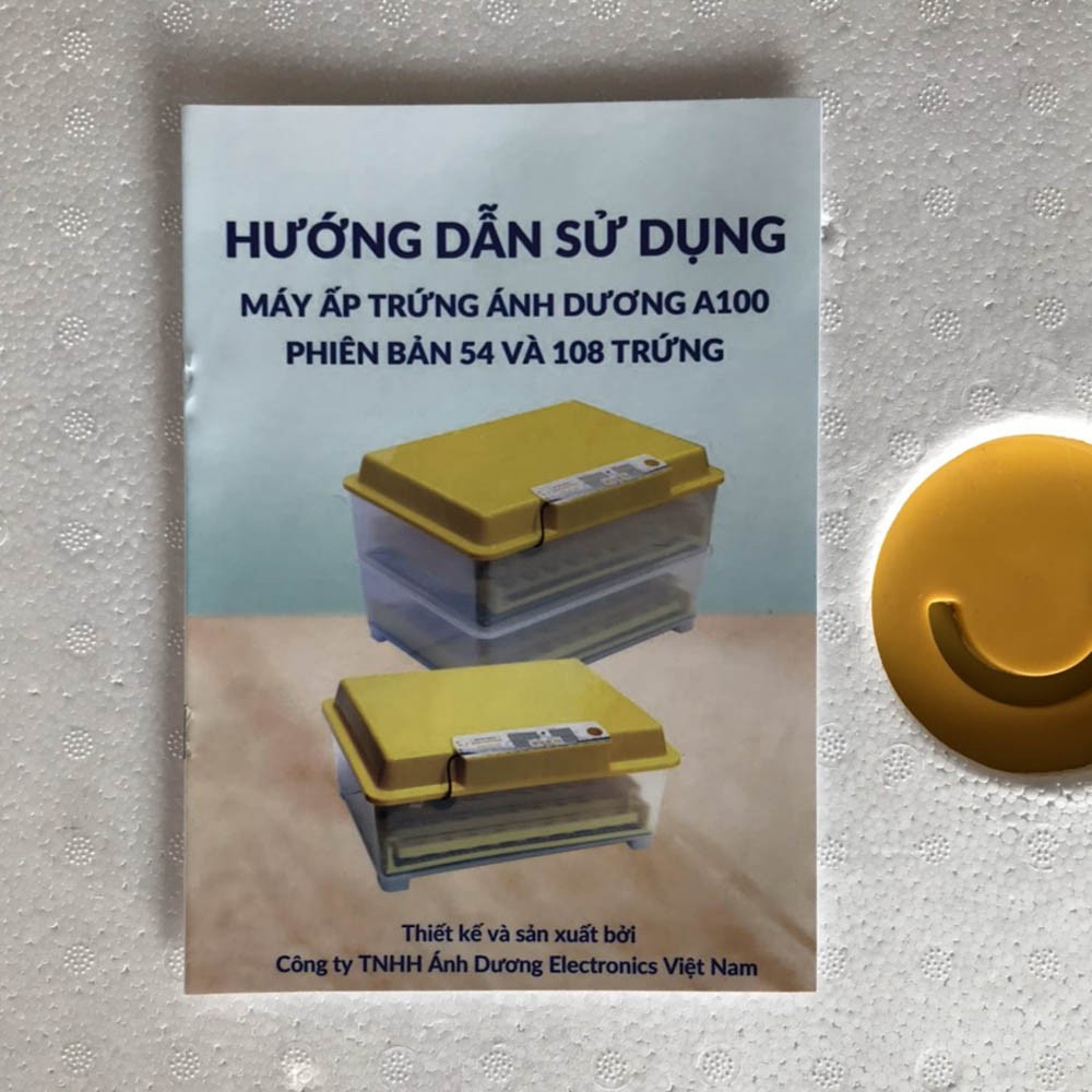 Máy Ấp Trứng Gà Ánh Dương A100 - Máy 54 Trứng Hoàn Thiện, Đảo Trứng Nghiêng (loại mới)