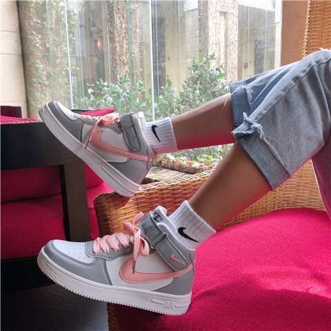 Giày Thể Thao Nữ Cổ Cao Thời Trang Air Force No. 1 | BigBuy360 - bigbuy360.vn