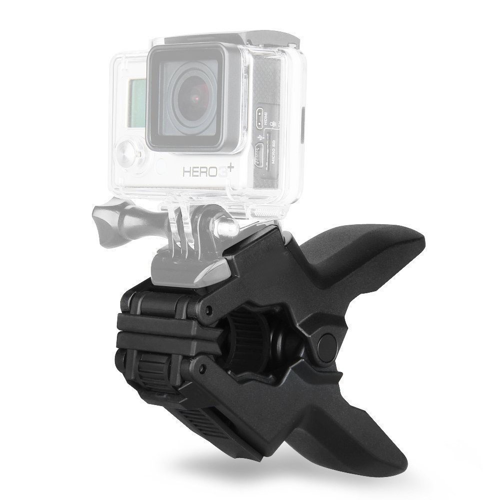 Kẹp đa năng cho actio cam gopro , sjcam, eken tiện dụng cho làm vlog livestream ... ( Jaws Flex Clamp )