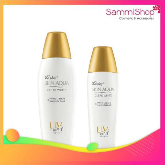 [Mã COS2405 giảm 8% đơn 300K] Sunplay Skin Aqua Clear White SPF50+, PA++++: Sữa chống nắng dưỡng da trắng mịn