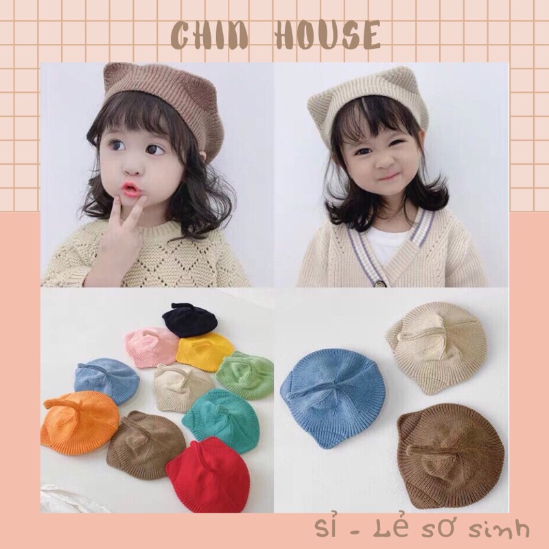 MŨ NỒI , MŨ MÈO SIÊU ĐÁNG YÊU CHO BÉ (sỉ,lẻ)