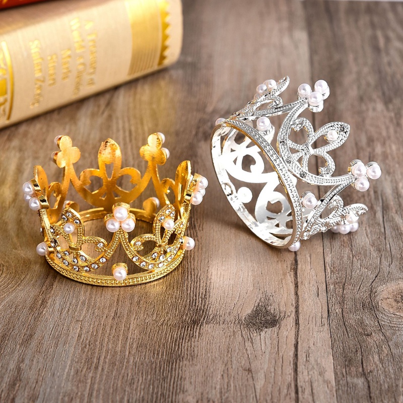 Vương Miện Công Chúa Mini Trang Trí Bánh Kem