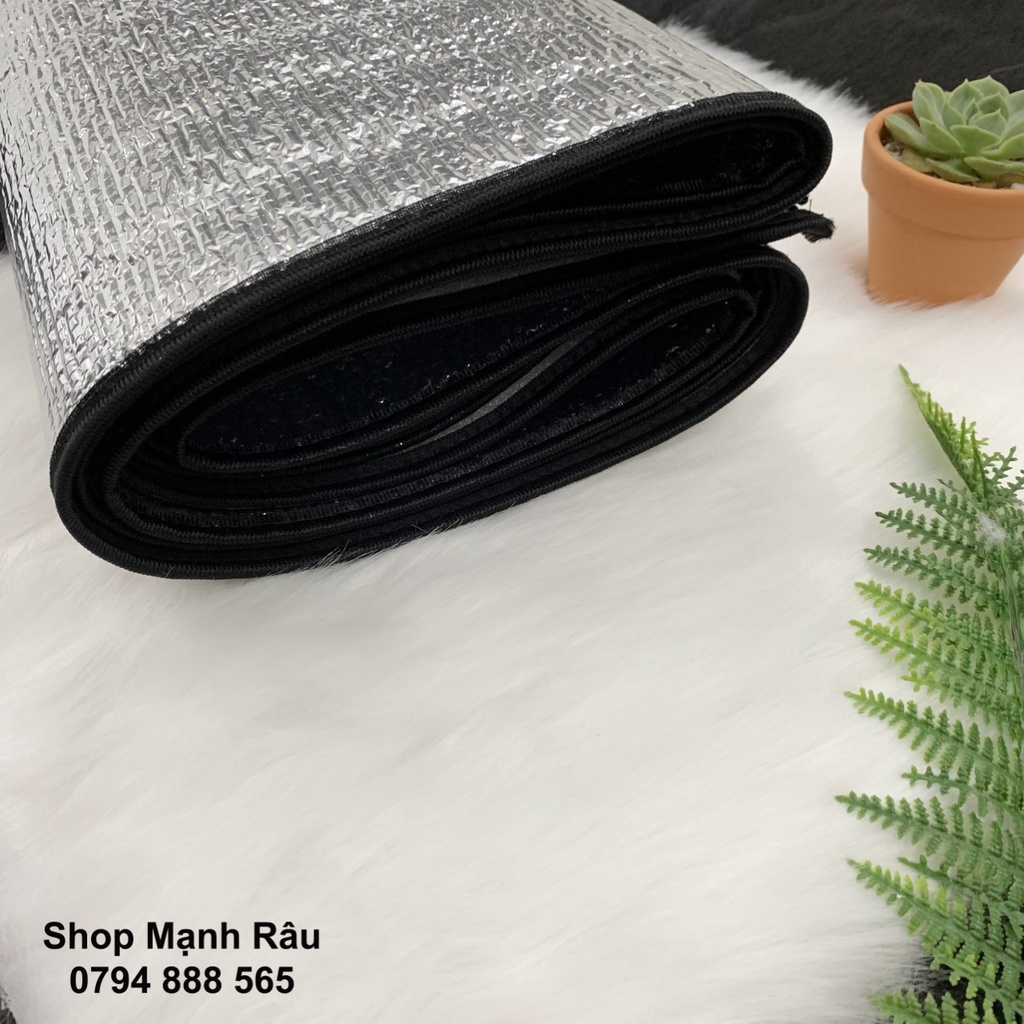 Chiếu văn phòng cá nhân màu đen dày 3.5mm - thảm du lịch dã ngoại chống thấm cao cấp