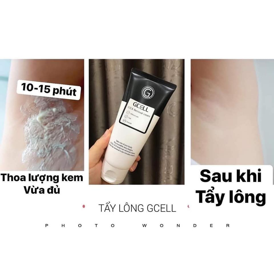 Kem Tẩy Lông Gcell Cica Removal Cream Hàn Quốc tuýp 100ml