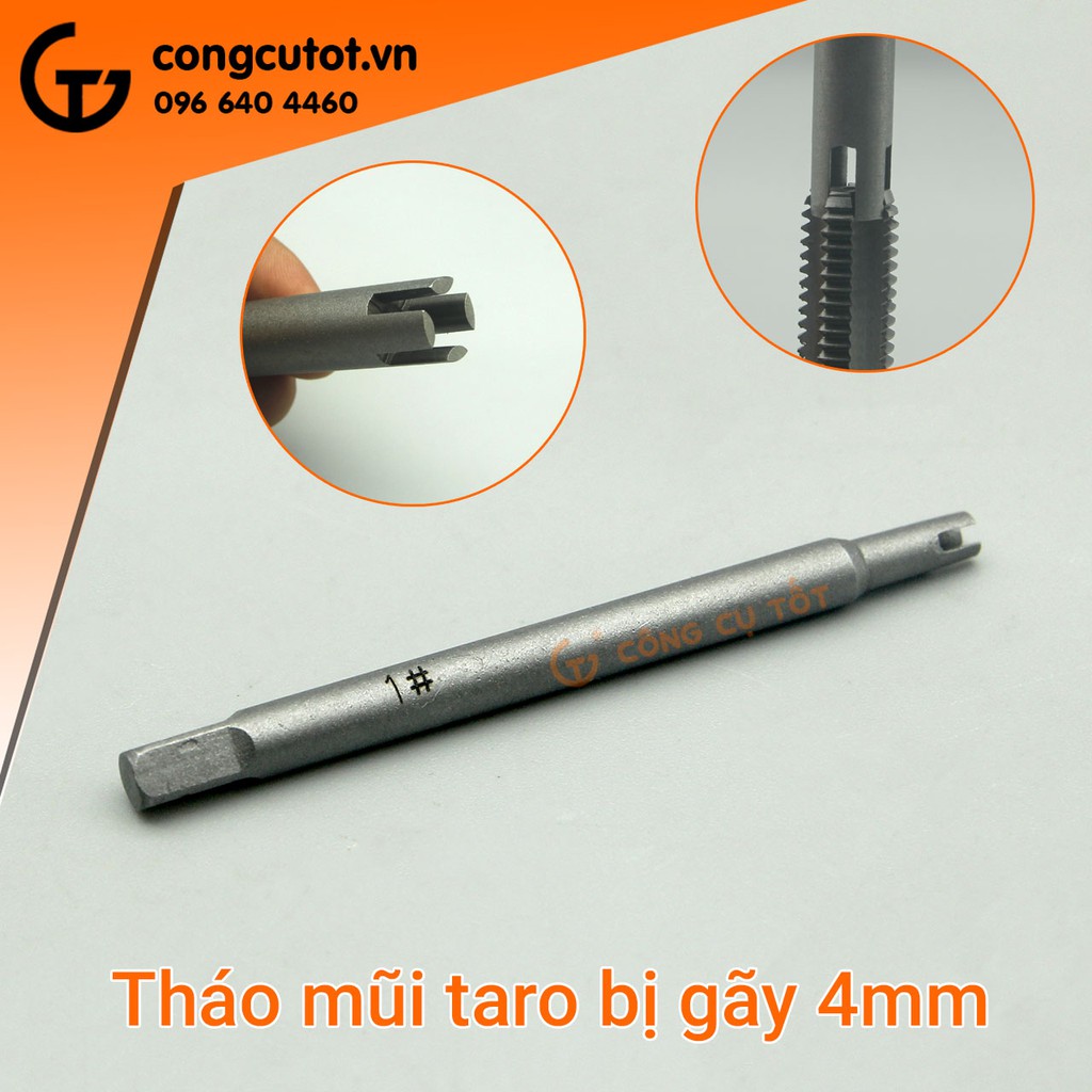 Tháo mũi taro gãy