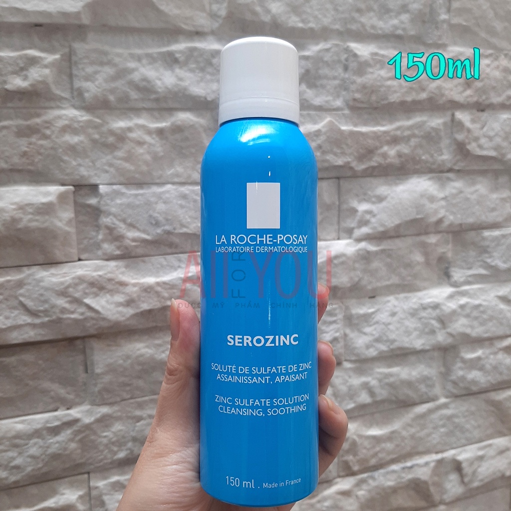 LA ROCHE POSAY Serozinc 150mL & 300mL - Nước Xịt Khoáng Giúp Làm Sạch Và Dịu Da Cho Da Dầu Mụn.