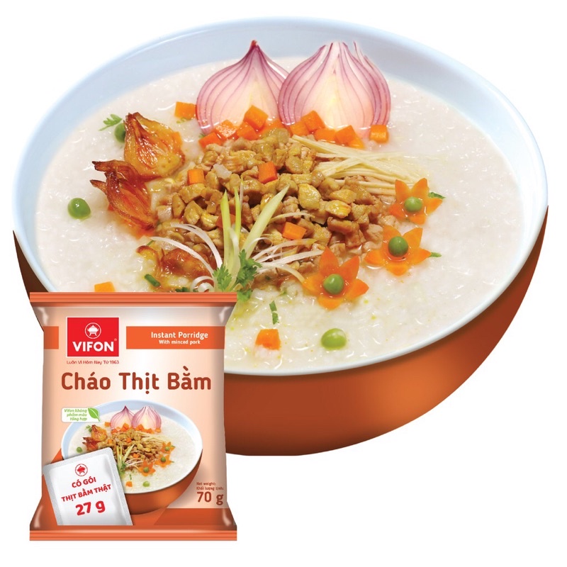 Cháo vifon có gói thịt 70g