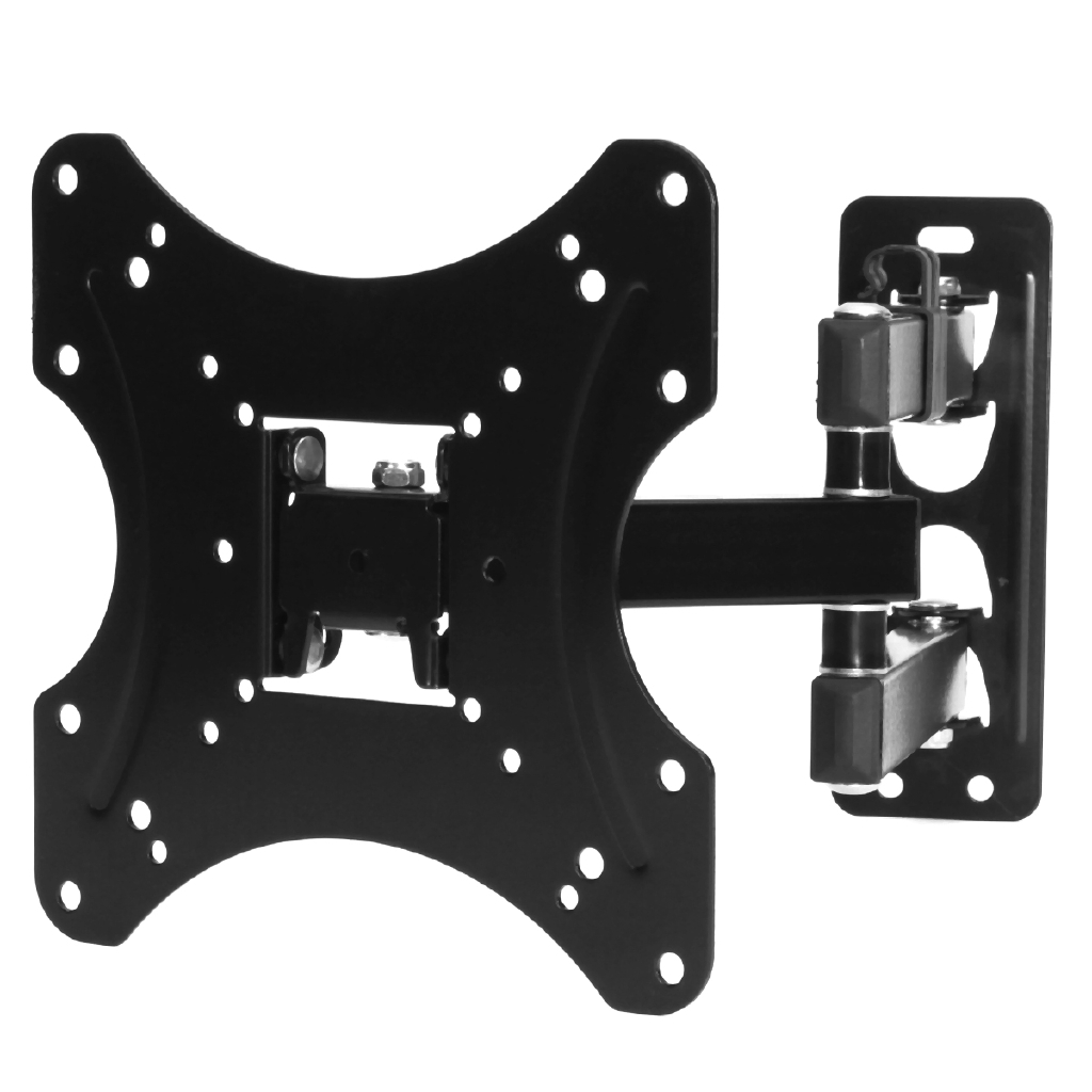 17-55 Inch Retractable 180 Degree Dual Arm Full Motion TV Wall Mount Tilt Swivels Monitor Stand Plasma Bracket | BigBuy360 - bigbuy360.vn