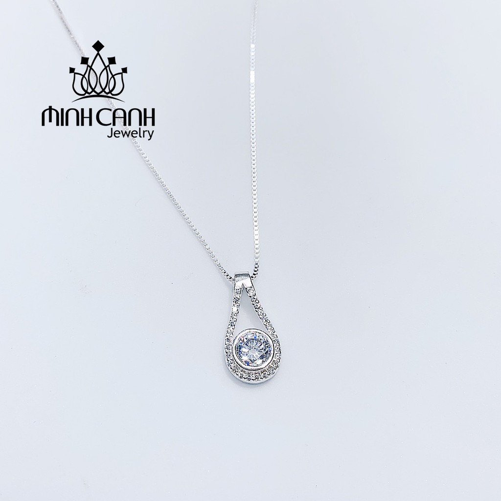 Dây Chuyền Bạc Hình Giọt Lệ - Minh Canh Jewelry