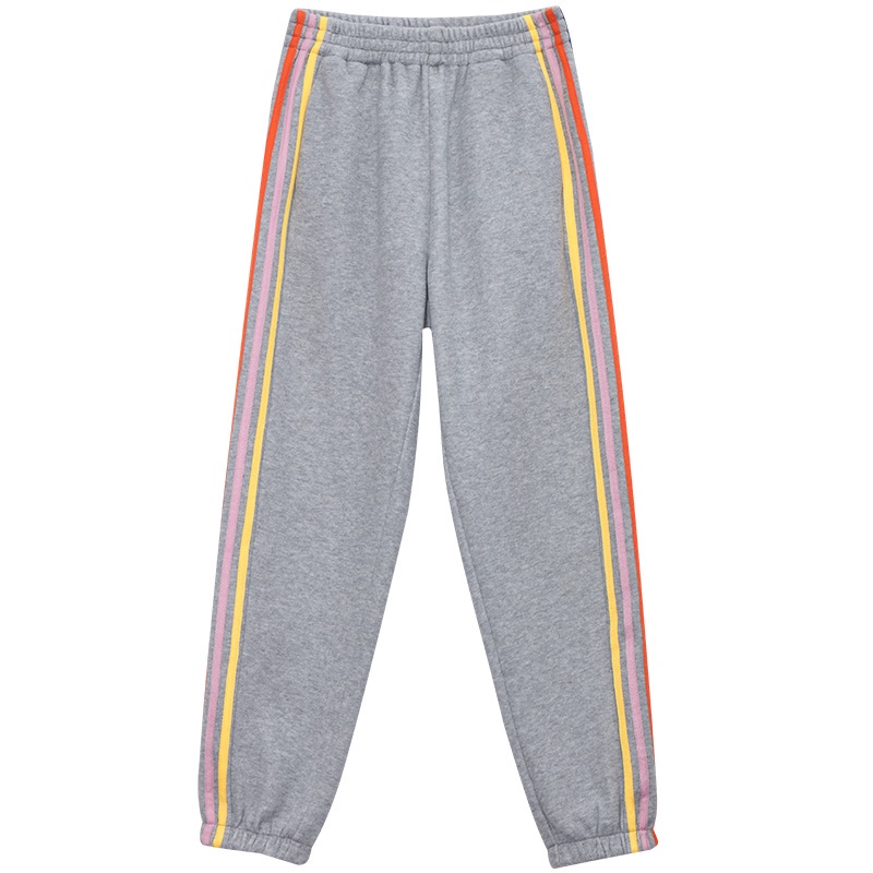 NRVP Quần dài thể thao ống rộng thời trang mùa thu phong cách Hàn Quốc cho nữ