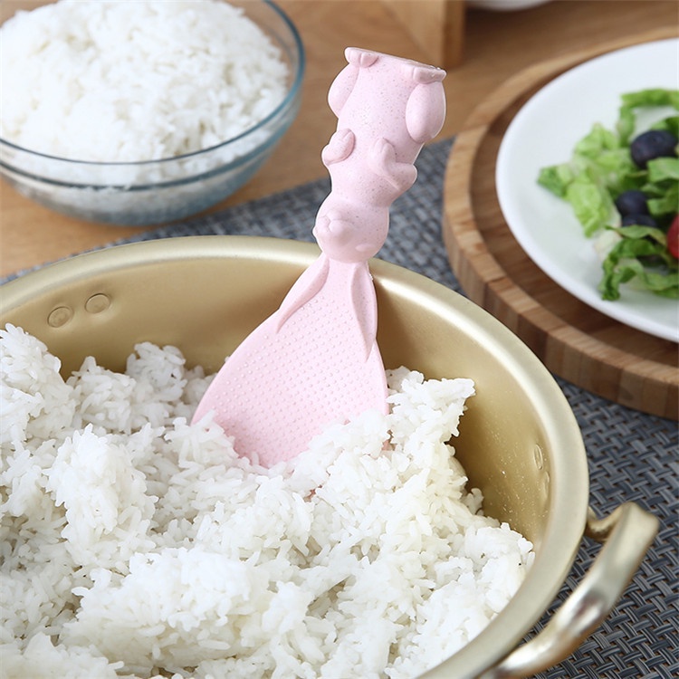Muỗng Xới Cơm Hình Thỏ Hoạt Hình Đáng Yêu
