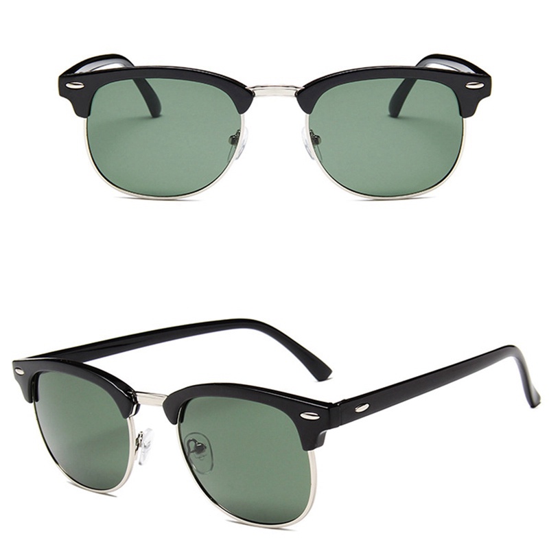 Kính Chống Nắng Phân Cực Gọng Đính Đinh Tán Thiết Kế Sang Trọng Phong Cách Retro