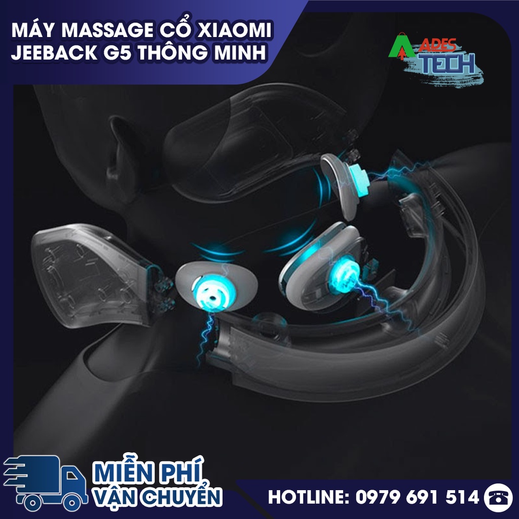 Máy massage cổ Xiaomi Jeeback G5 | máy massage thông minh | Giảm thiểu đau cổ | Bảo hành chính hãng