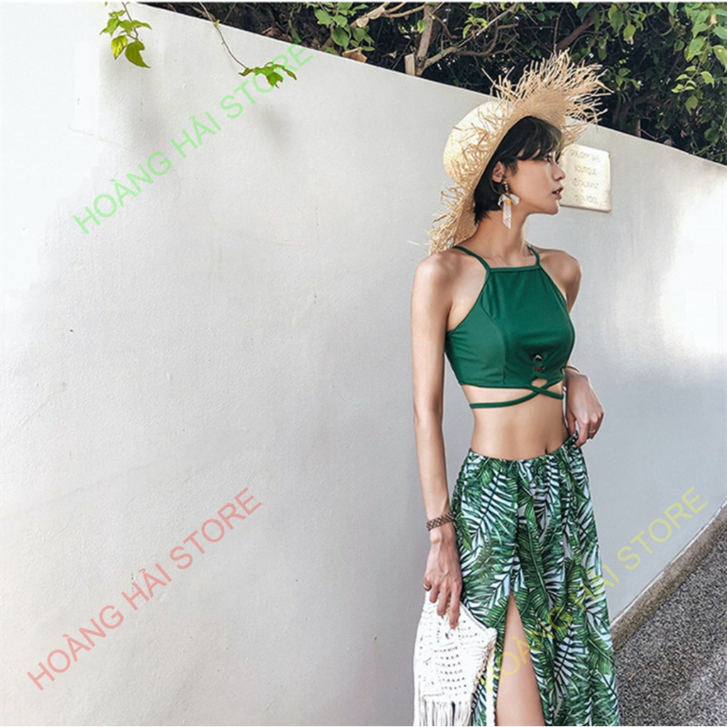 Bộ đồ bơi bikini giấu bụng tôn dáng chống nắng sang chảnh