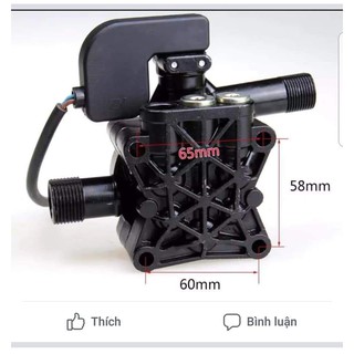 Bộ đầu bơm máy rửa xe ô tô xe máy mini - loại trục pit tông 12mm
