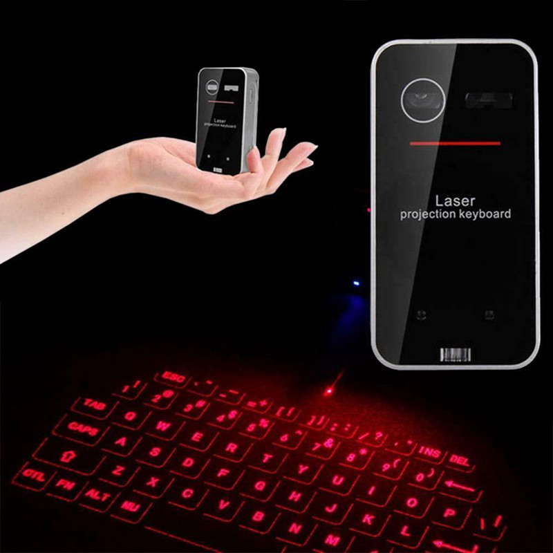 [Mã ELMS05 giảm 5% đơn 300k]Bàn Phím Chiếu Laser Không Dây Bluetooth Cho Pc Tablet Laptop