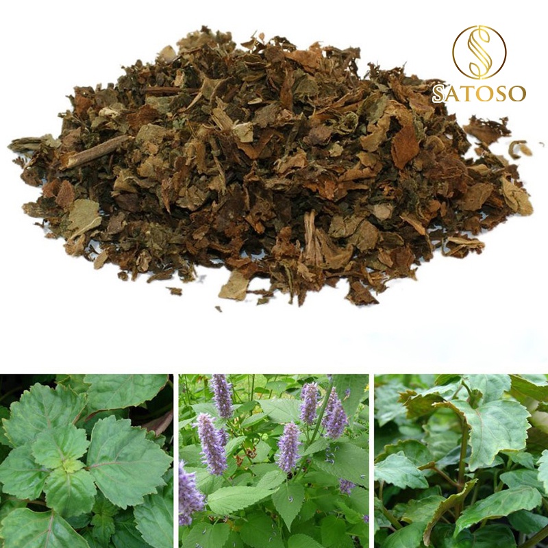 Hoắc hương khô SATOSO 1kg hàng đẹp sạch thơm tốt cho sức khỏe SA65