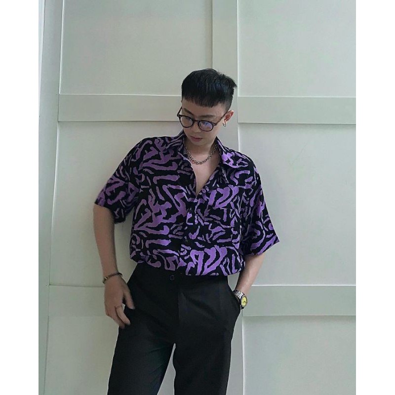 Unisex Shirt US-11 Sơ mi họa tiết Nam Nữ