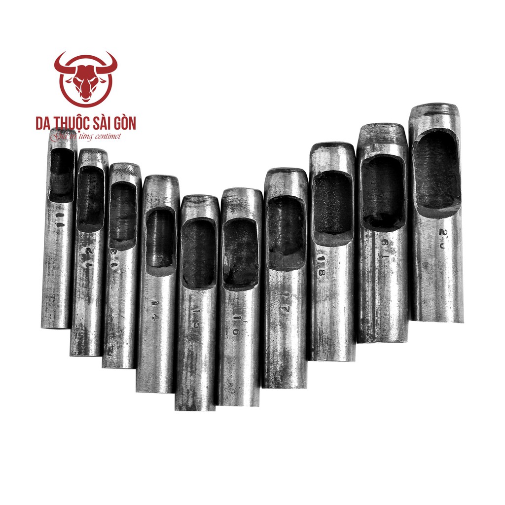 Cây đục lỗ tròn 11mm - Có 38 Size (Từ 1mm đến 38mm) - Da Thuộc Sài Gòn