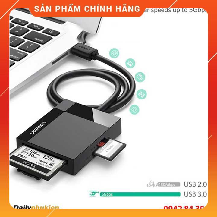 Đầu đọc thẻ nhớ chuẩn USB 3.0 Ugreen 30229 dailyphukien