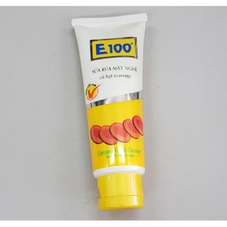 Sữa rửa mặt E100 nghệ hạt Massage 100g