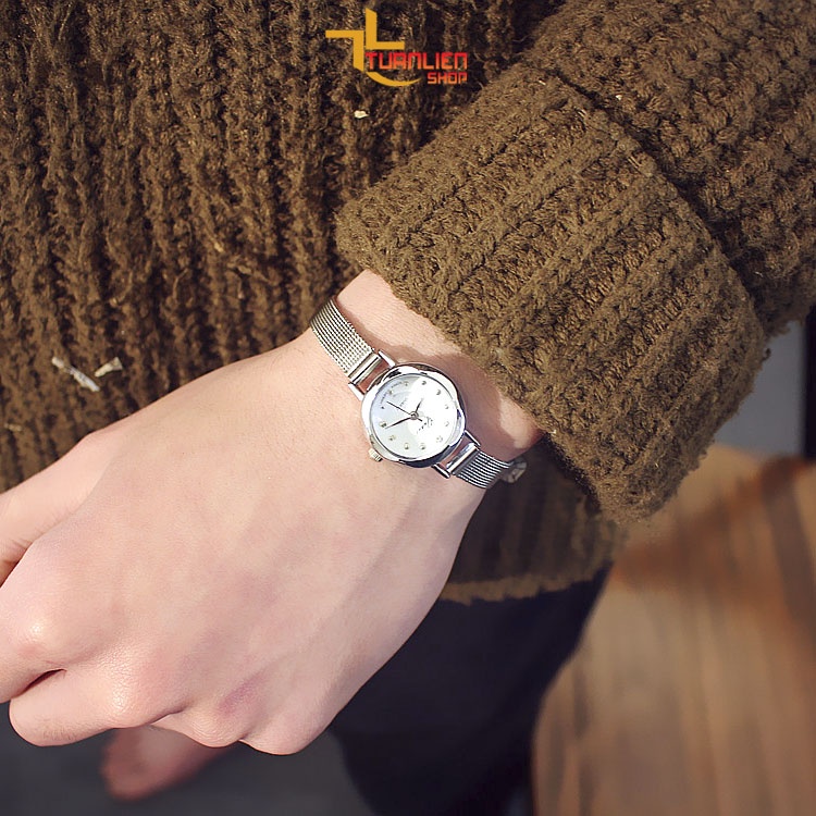 Đồng hồ nữ chính hiệu Protab Yuhao YH045, dây thép không gỉ, chống nước tốt