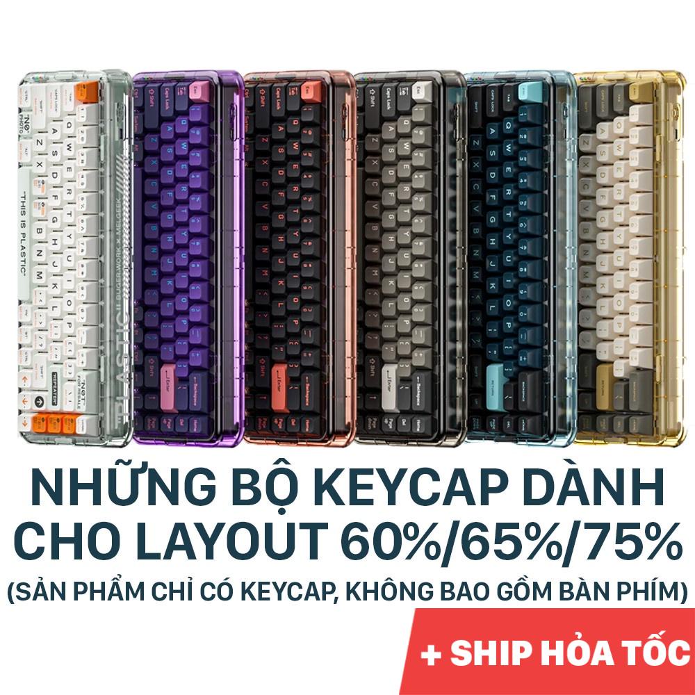 Tổng hợp những bộ Keycap cho layout 60%/65%/75% nhựa PBT cao cấp, in Dye Sub sắc nét, profile OEM XDA hơn 50 mẫu