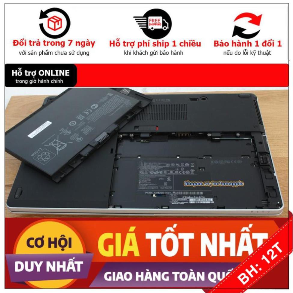 🎁 Pin Laptop HP FOLIO 9470M (ZIN) - 4 CELL - EliteBook Folio 9470M 9480M, BT04 BT04XL H4Q47AA H4Q48A