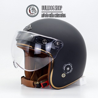 [ĐỦ MÀU] Mũ bảo hiểm 3/4 Napoli Sh Ruby New Kính B1