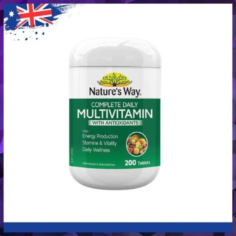 [CHÍNH HÃNG]Vitamin Tổng Hợp [Úc] Nature’s Way Complete Daily Multivitamin - 200 Viên | Thế Giới Skin Care