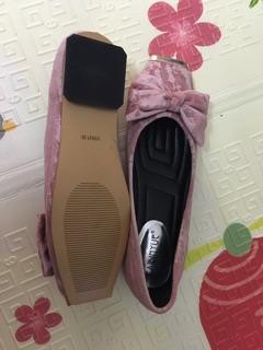 Giày bệt hồng sz 37