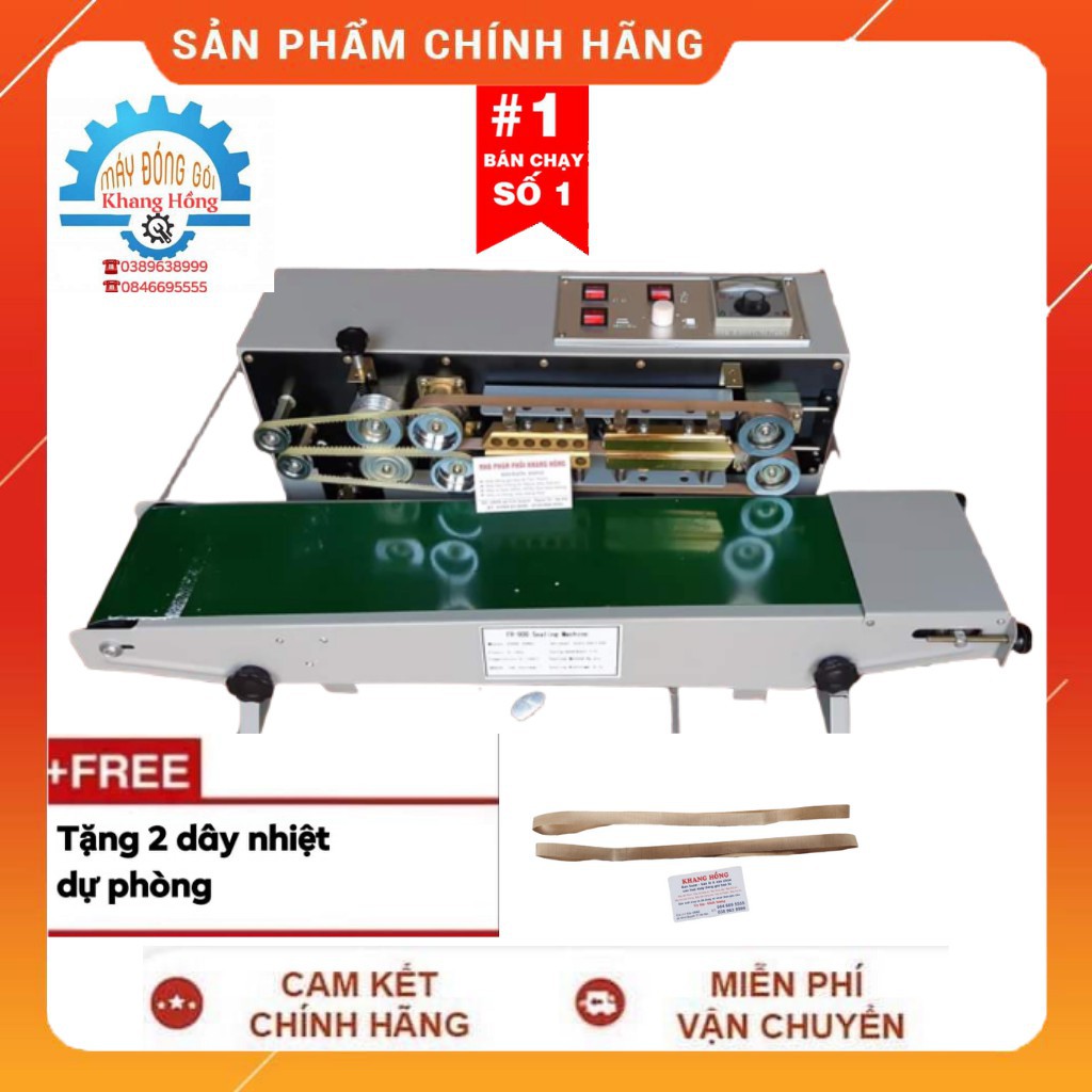 Máy Hàn Miệng Túi Liên Tục Nằm Ngang FR900 HÀNG CHÍNH HÃNG BẢO HÀNH 6 THÁNG