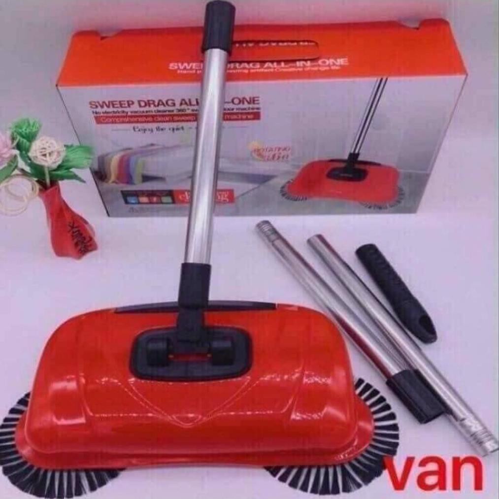 Chổi Lau Quét Nhà Hút Bụi Thông minh 3In1