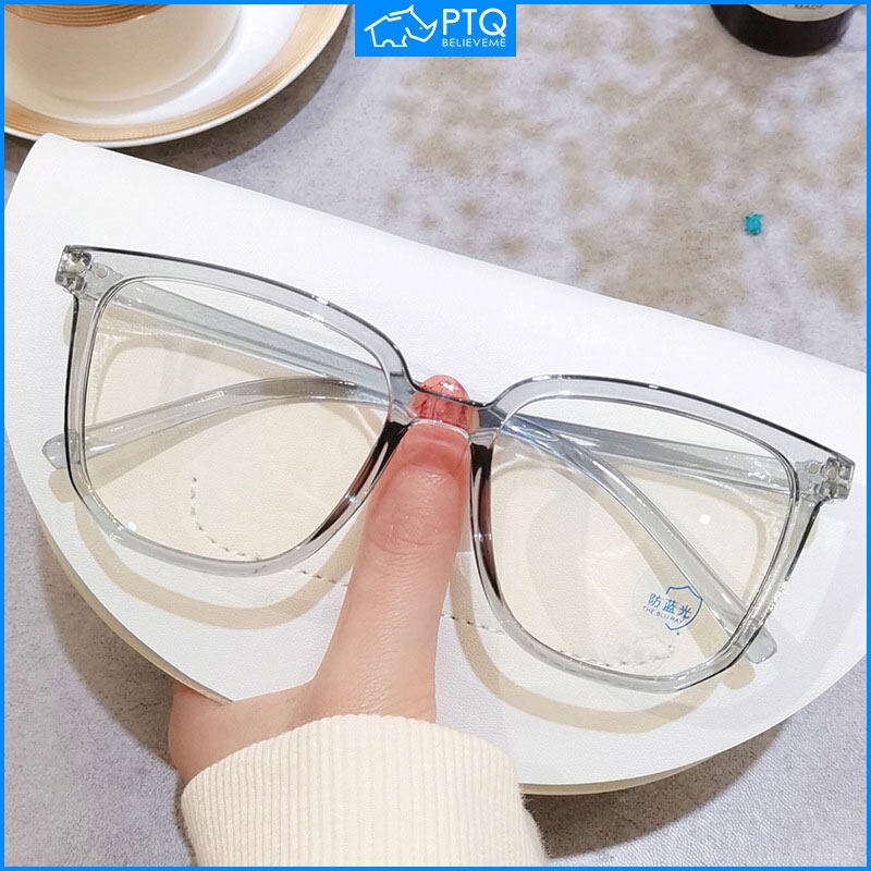 Mắt Kính Thời Trang Hàn Quốc Chống Ánh Sáng Xanh Hình Đa Giác