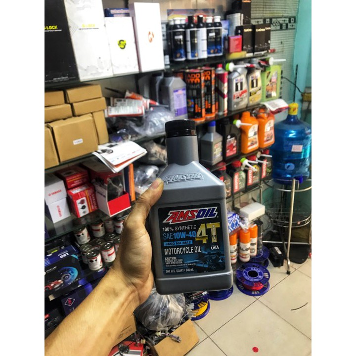 Nhớt Amsoil 4T 10W40 Performance 946ml